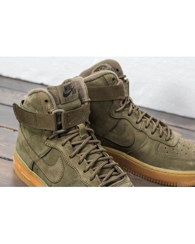 Nike Suede Air Force 1 High Wb (gs) Medium Olive/ Medium Olive in Green for  Men - Lyst