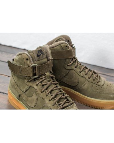nike air force 1 olive green suede