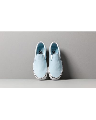 check foxing blue vans