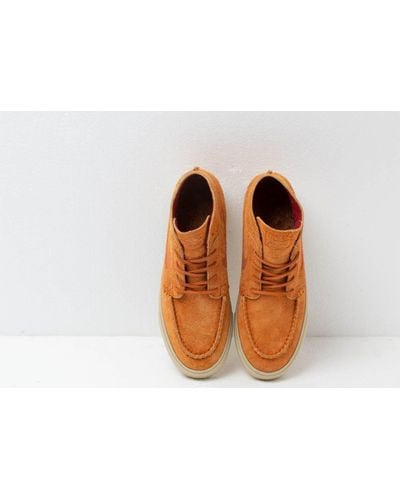 Nike Sb Zoom Stefan Janoski Mid Crafted Skate Shoe In Orange For Men Lyst Nike Sb Zoom Stefan Janoski Mid Crafted Skate Shoe In Orange For Men Lyst