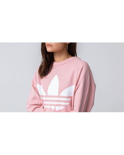 womens adidas sweatshirt pink