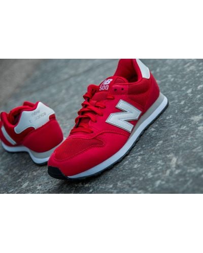 New Balance 500 Red for Men | Lyst
