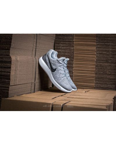 Nike Lunarepic Low Flyknit 2 Wolf Grey/ Black-cool Grey in Gray for Men -  Lyst