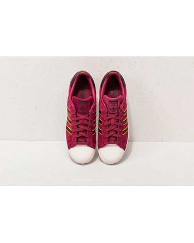 adidas yellow and red