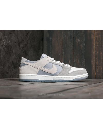 Nike Leather Sb Zoom Dunk Low Pro Wolf 