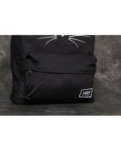 Vans Cotton Realm Classic Backpack Black Cat | Lyst