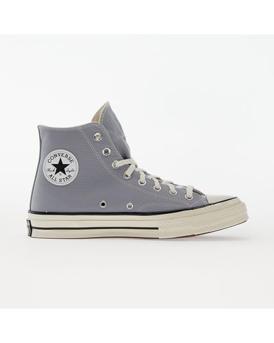 wolf grey high top converse