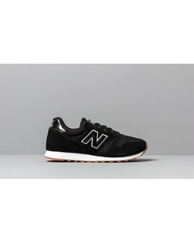 new balance 373 black and white