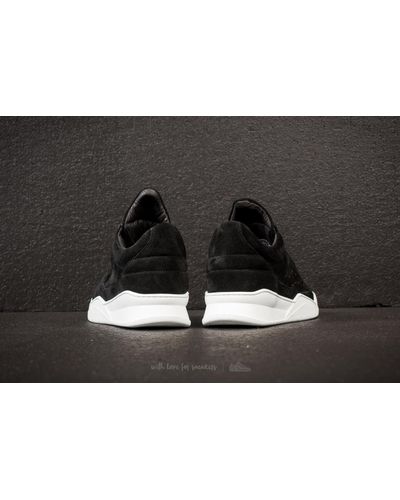 Filling Pieces Suede Low Top Ghost Gradient Perforated Black for Men | Lyst