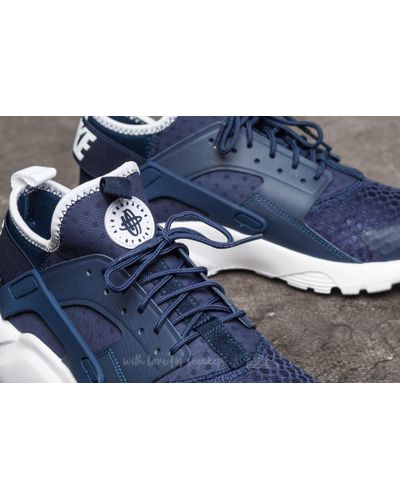 Variante Redini Mercante Nike Huarache Obsidian Blue White Banana Solo Cucire Variante Redini Mercante Nike Huarache Obsidian Blue White Banana Solo Cucire
