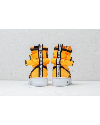 Nike Rubber Sf Air Force 1 Laser Orange/ Black-white for Men | Lyst