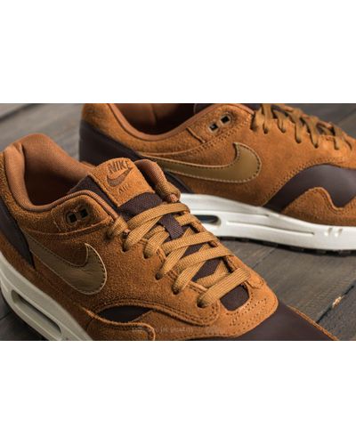 Nike Air Max 1 Premium Leather Ale Brown/Golden Beige-Baroque Brown -  AH9902-200 | Sneaker District