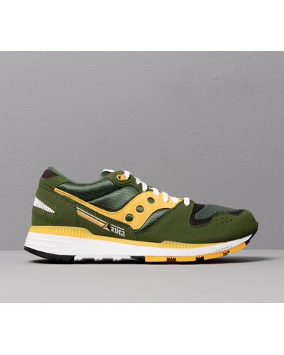 saucony azura green yellow