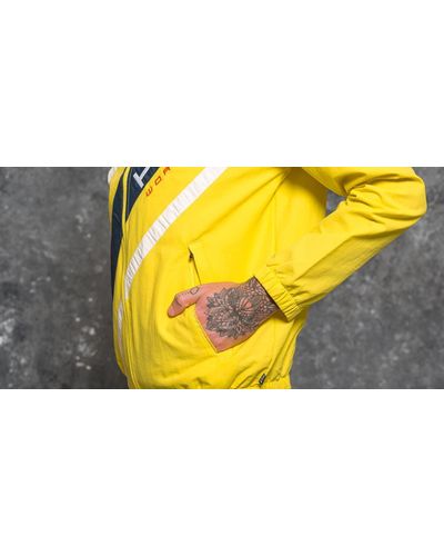 Huf Synthetic Palisades Track Jacket Yellow for Men - Lyst