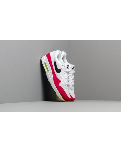 Nike Air Max 1 White/ Black-volt-rush Pink for Men - Lyst