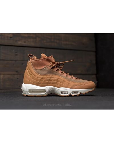 Nike Leather Air Max 95 Sneakerboot Flax/ Flax-ale Brown-sail for Men - Lyst