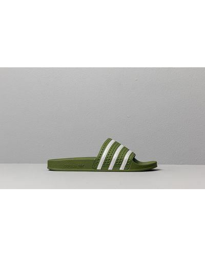 adidas olive green sandals