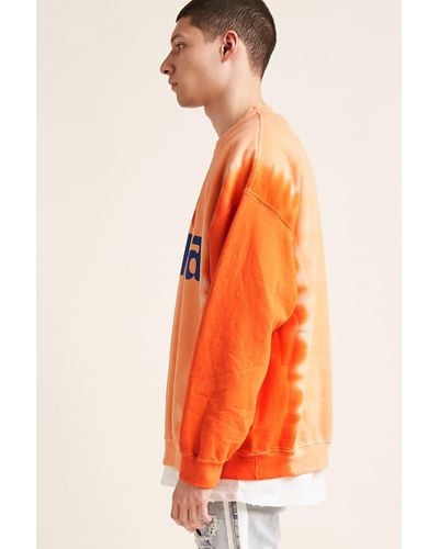 orange crewneck