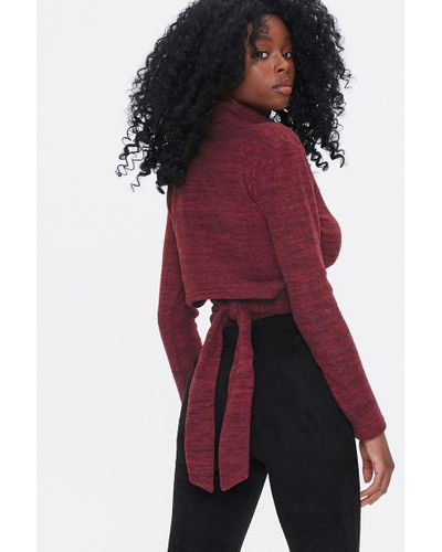 tie back turtleneck top