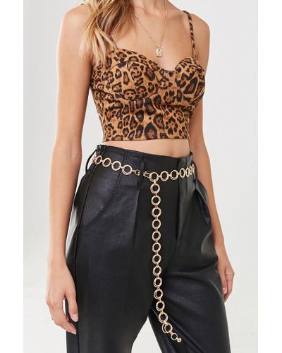 Forever 21 Etched O Ring Chain Waist Belt In Gold Metallic Lyst Forever 21 Etched O Ring Chain Waist Belt In Gold Metallic Lyst