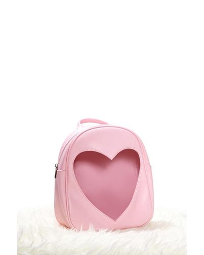 forever 21 heart backpack