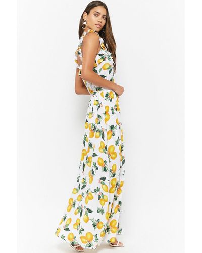 forever new lemon dress