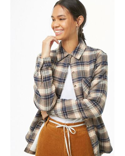 flannel jacket with fur