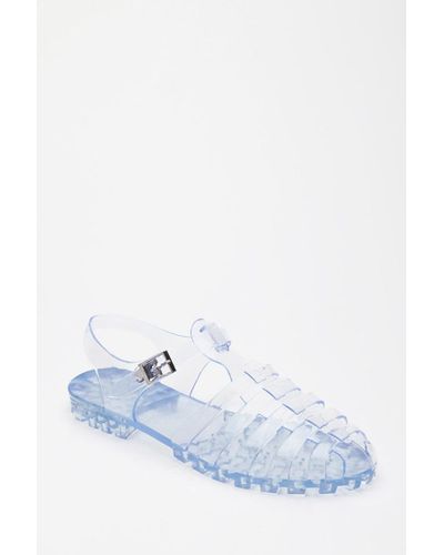 caged jelly sandals