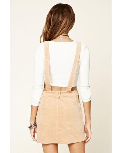 tan skirt overalls