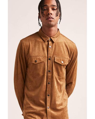 f21 button down top