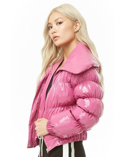 vinyl pink jacket