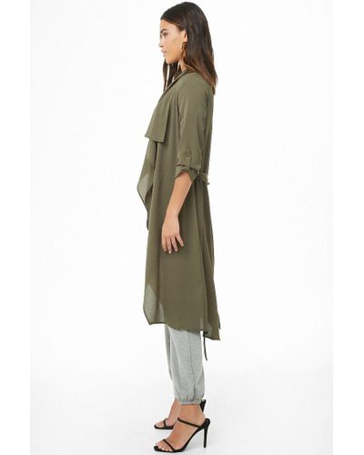 open front duster jacket