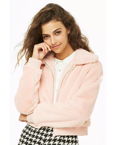 pink fur coat forever 21