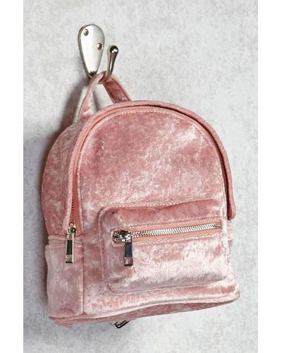 mini backpack velvet