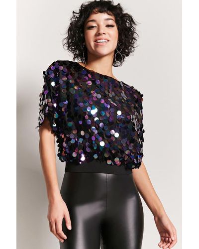 Forever 21 Synthetic Holographic Sequin ...