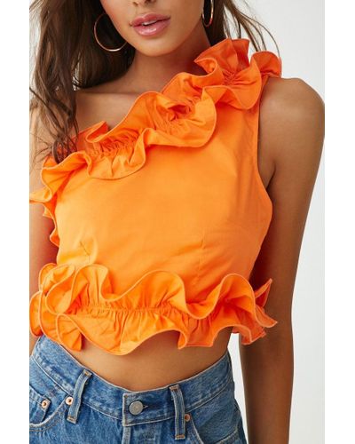 ruffle shirt forever 21