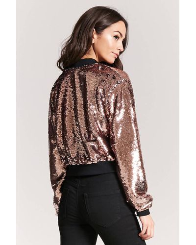 sequin bomber jacket forever 21