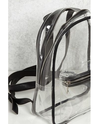 forever 21 clear backpack