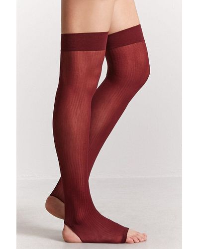 printed stockings forever 21