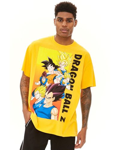 yellow dragon ball z shirt