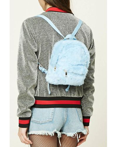 fur backpack forever 21