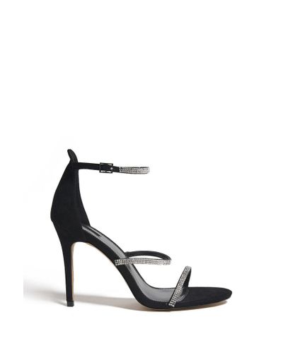 rhinestone strap heels