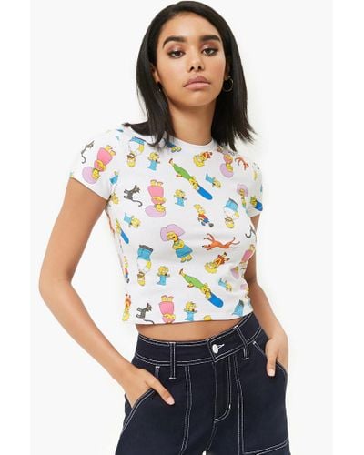 forever 21 cropped tee