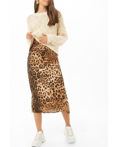 animal print skirt outfit ideas
