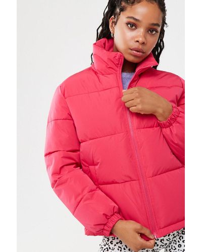 Pink Bandana Puffer Jacket Forever 21 Factory Sale, SAVE 58% -  eagleflair.com