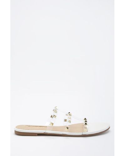 studded jelly strap sandals