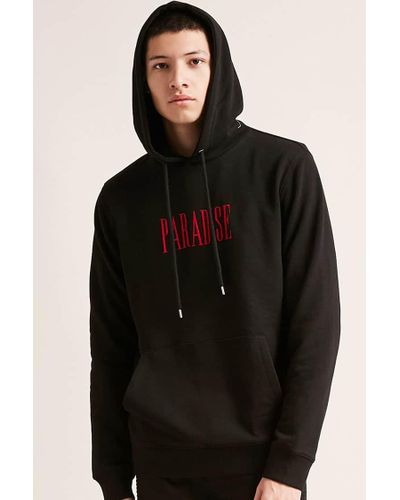 black red graphic hoodie