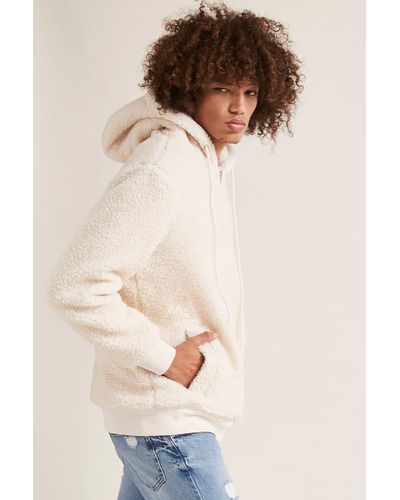 shearling hoodie mens