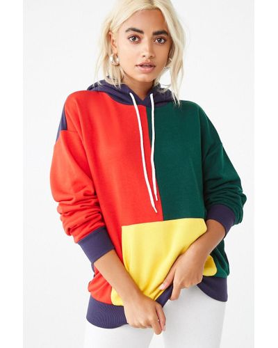 Forever 21 colorblock hoodie Clearance