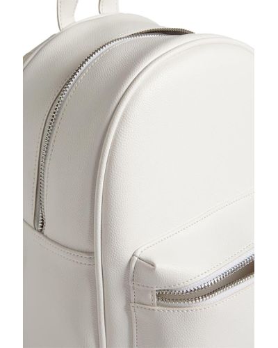 faux leather mini backpack